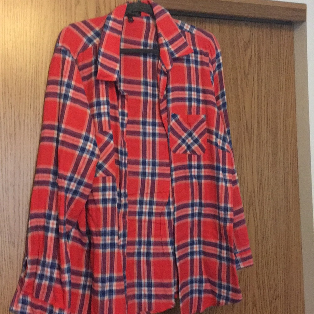 Oversized plaid